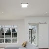 Oprawa sufitowa plafoniera V-TAC 18W LED SAMSUNG CHIP kwadrat 30x30cm natynkowy pilot czujnik ruchu IP44 czarny VT-8618S 4000K 1